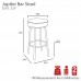 Jupiter Bar Stool 